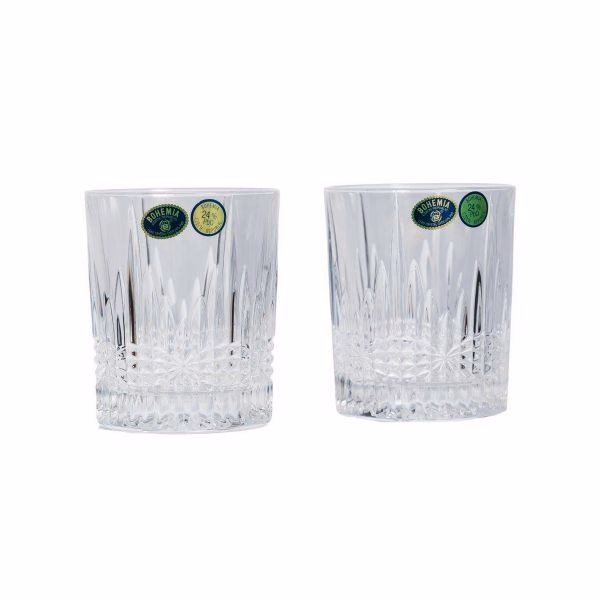 VIBES Set 6 pahare cristal Bohemia whisky 300 ml