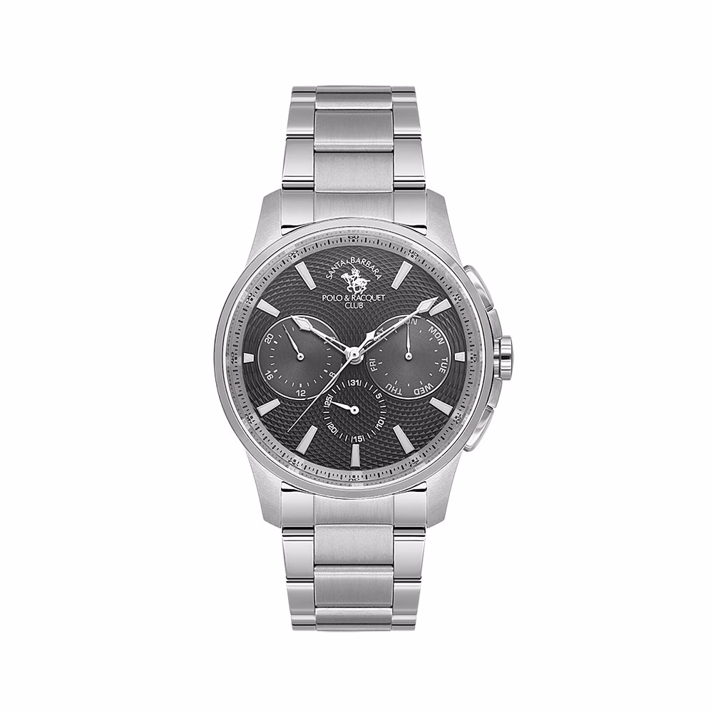 Santa Barbara Polo Legend - Ceas Barbatesc Quartz Argintiu SB.1.10651.2