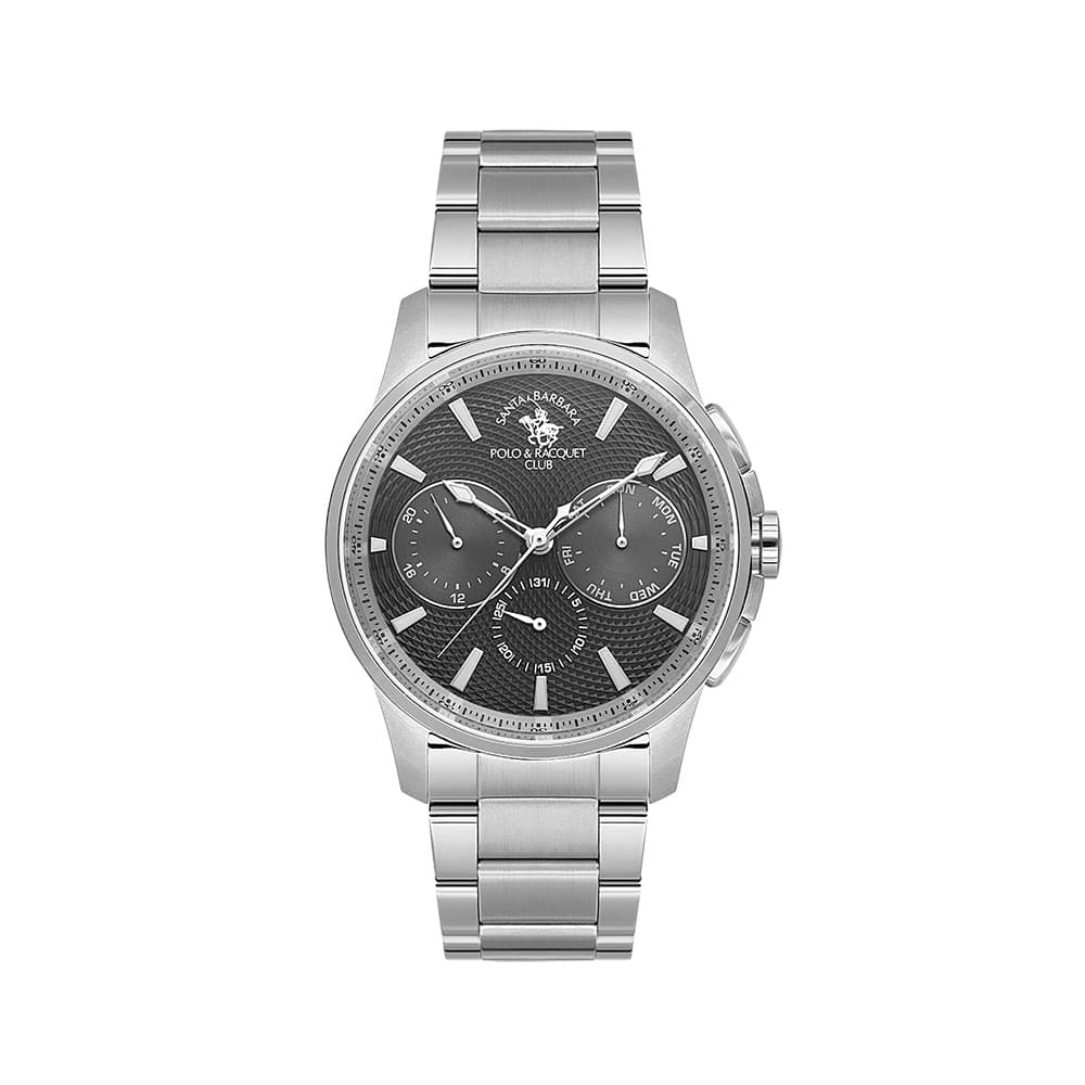 Santa Barbara Polo Legend - Ceas Barbatesc Quartz Argintiu SB.1.10651.2