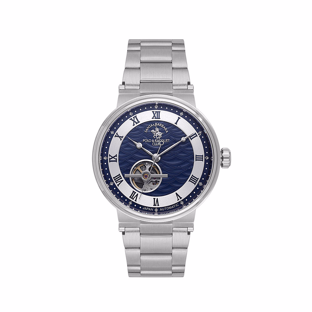 Santa Barbara Polo Luxury - Ceas Barbatesc Automatic Argintiu SB.1.10631.2