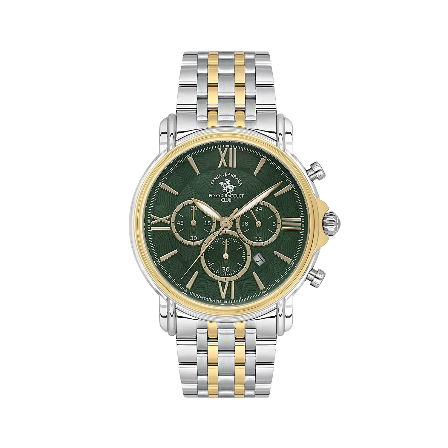 Santa Barbara Polo Legend - Ceas Barbatesc Quartz Auriu SB.8.10013-5