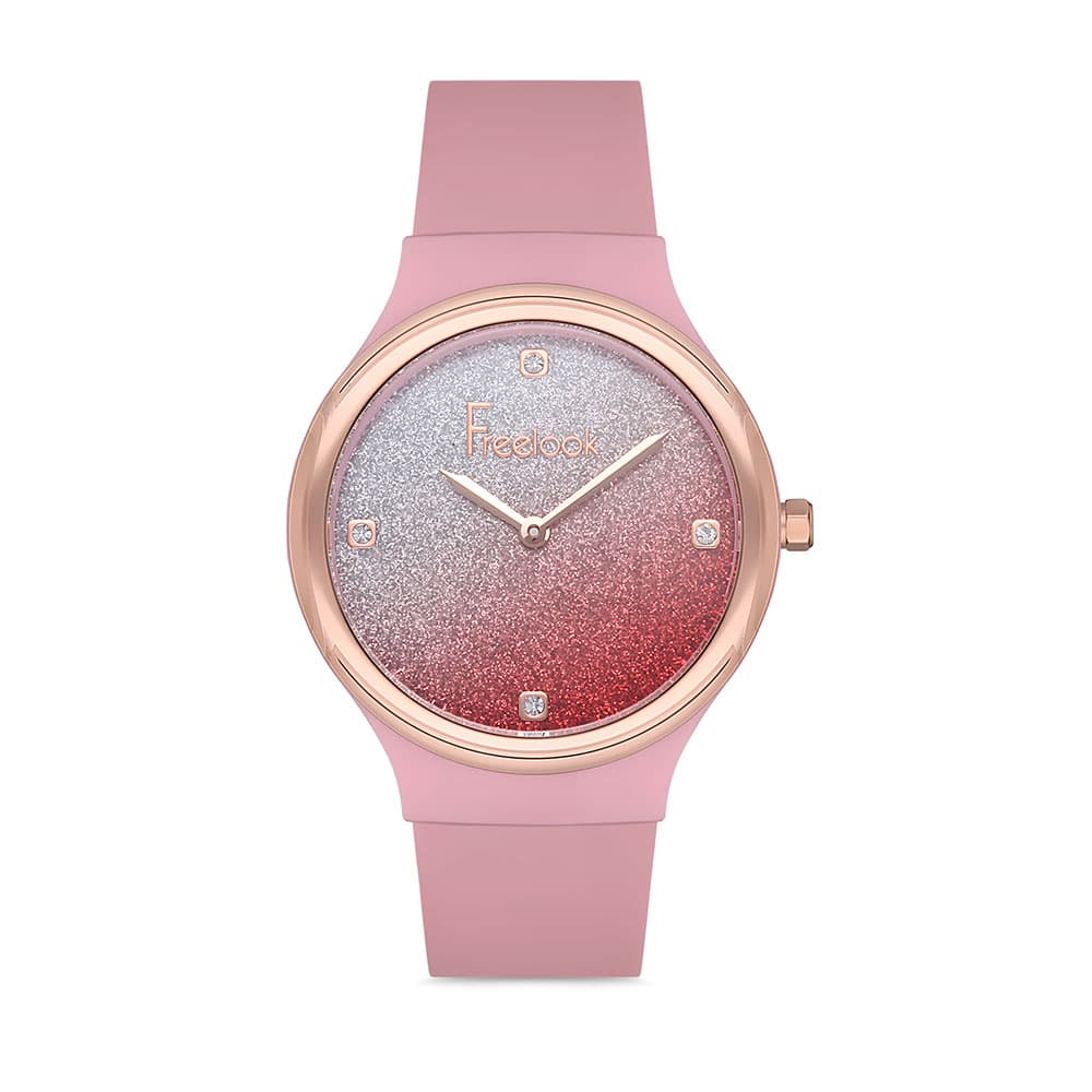 Freelook Eiffel - Ceas Dama Quartz Roz FL.1.10185.6