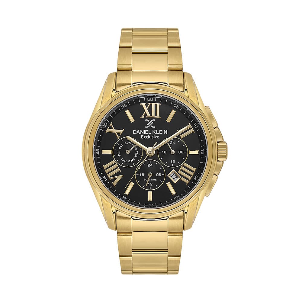 Daniel Klein Exclusive - Ceas Barbatesc Quartz Auriu DK.1.14222.5