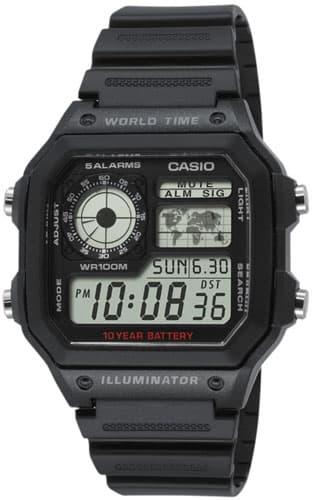 Мъжки часовник CASIO - AE-1200WH-1AVEF