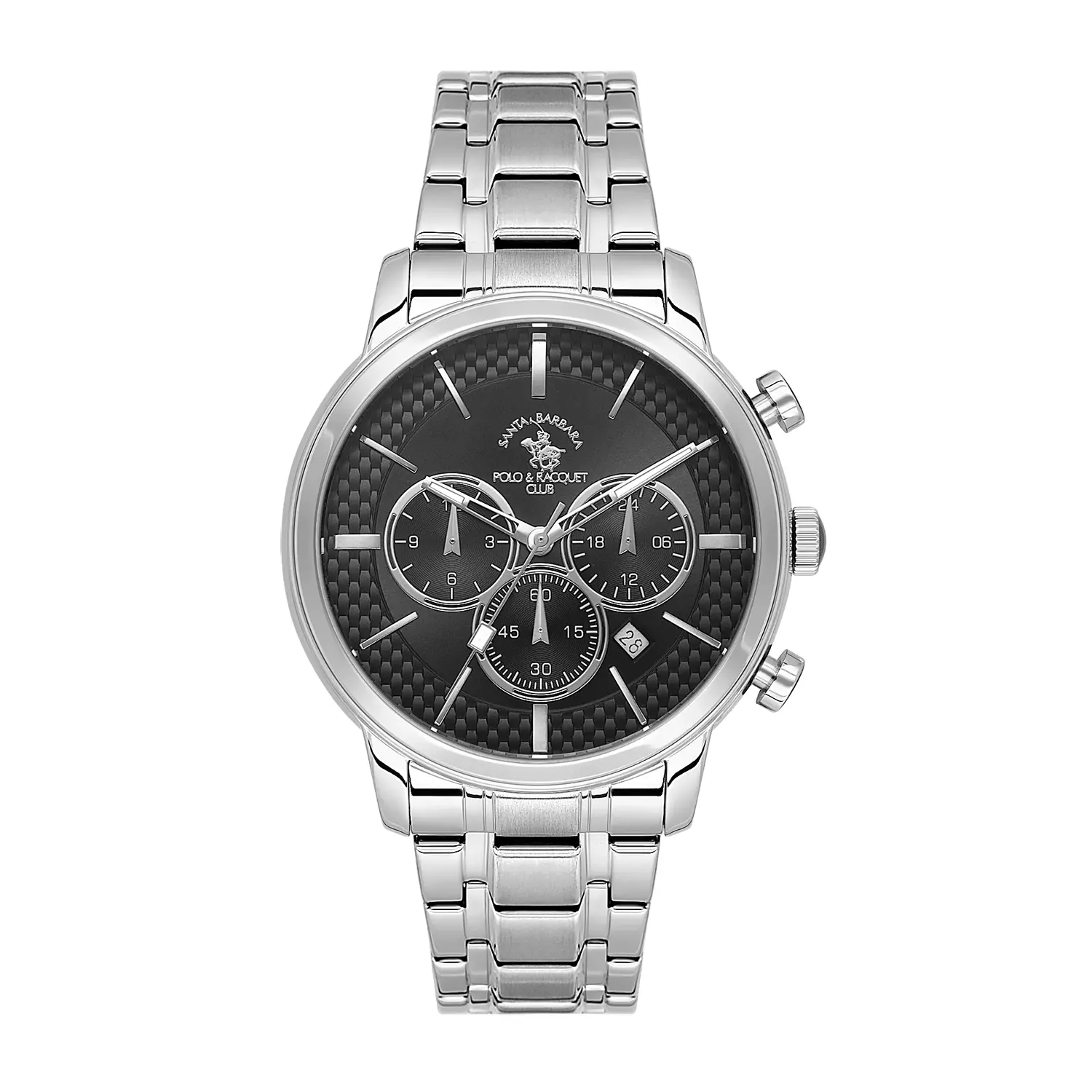 Santa Barbara Polo Legend - Ceas Barbatesc Quartz Argintiu SB.4.10046-2
