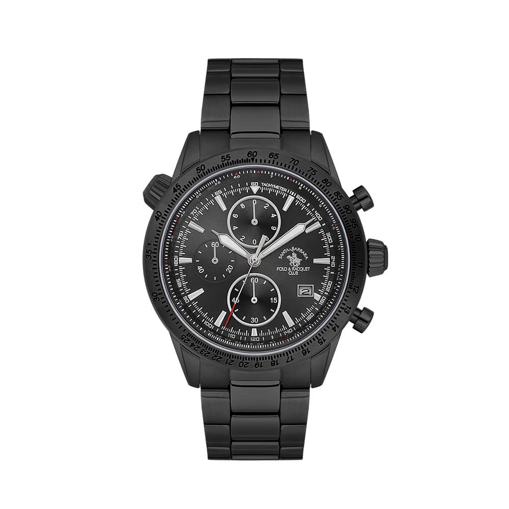 Santa Barbara Polo Legend - Ceas Barbatesc Quartz Negru SB.5.10003.5