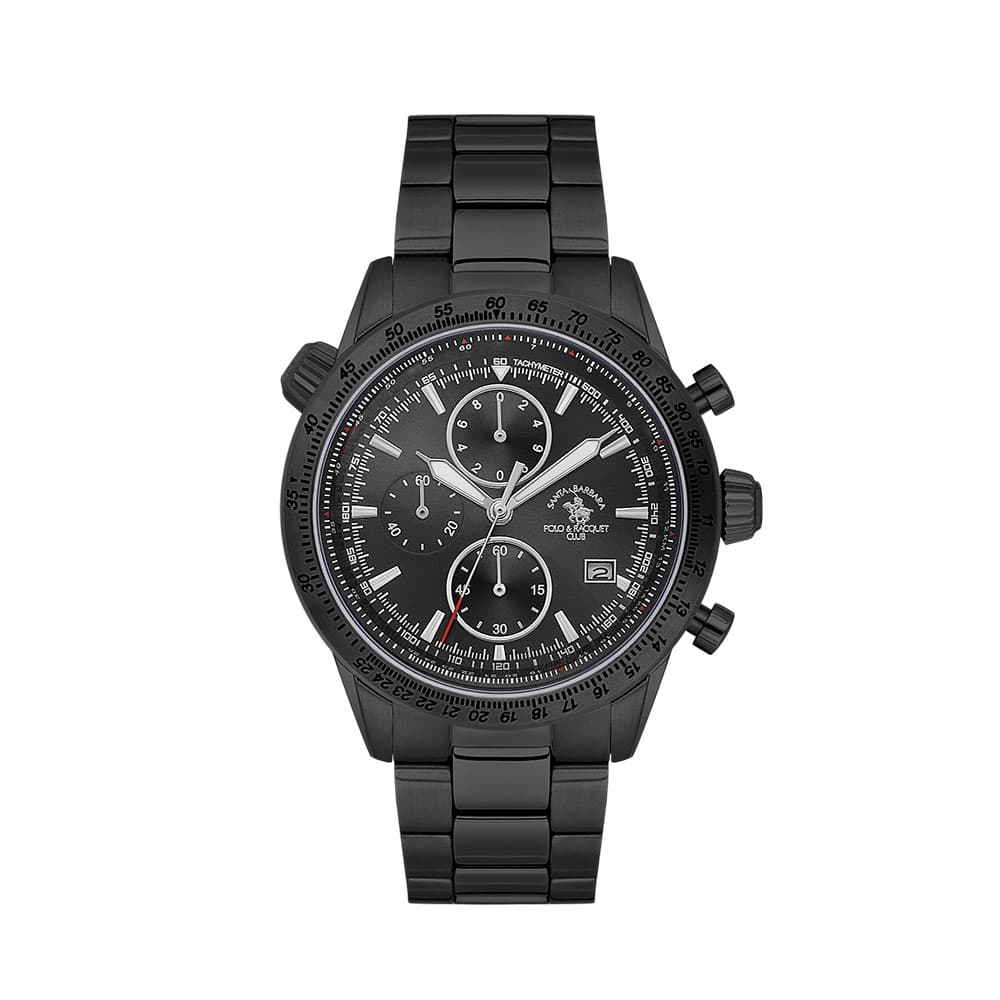 Santa Barbara Polo Legend - Ceas Barbatesc Quartz Negru SB.5.10003.5