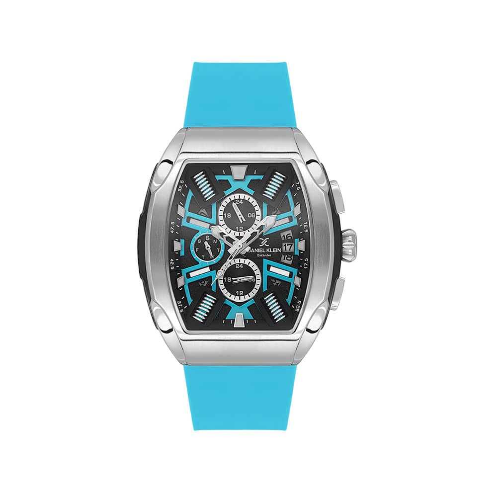 Daniel Klein Exclusive - Ceas Barbatesc Quartz Albastru DK.1.14028.4