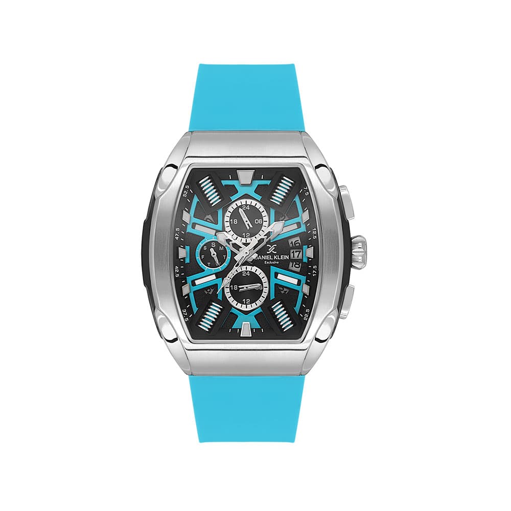 Daniel Klein Exclusive - Ceas Barbatesc Quartz Albastru DK.1.14028.4