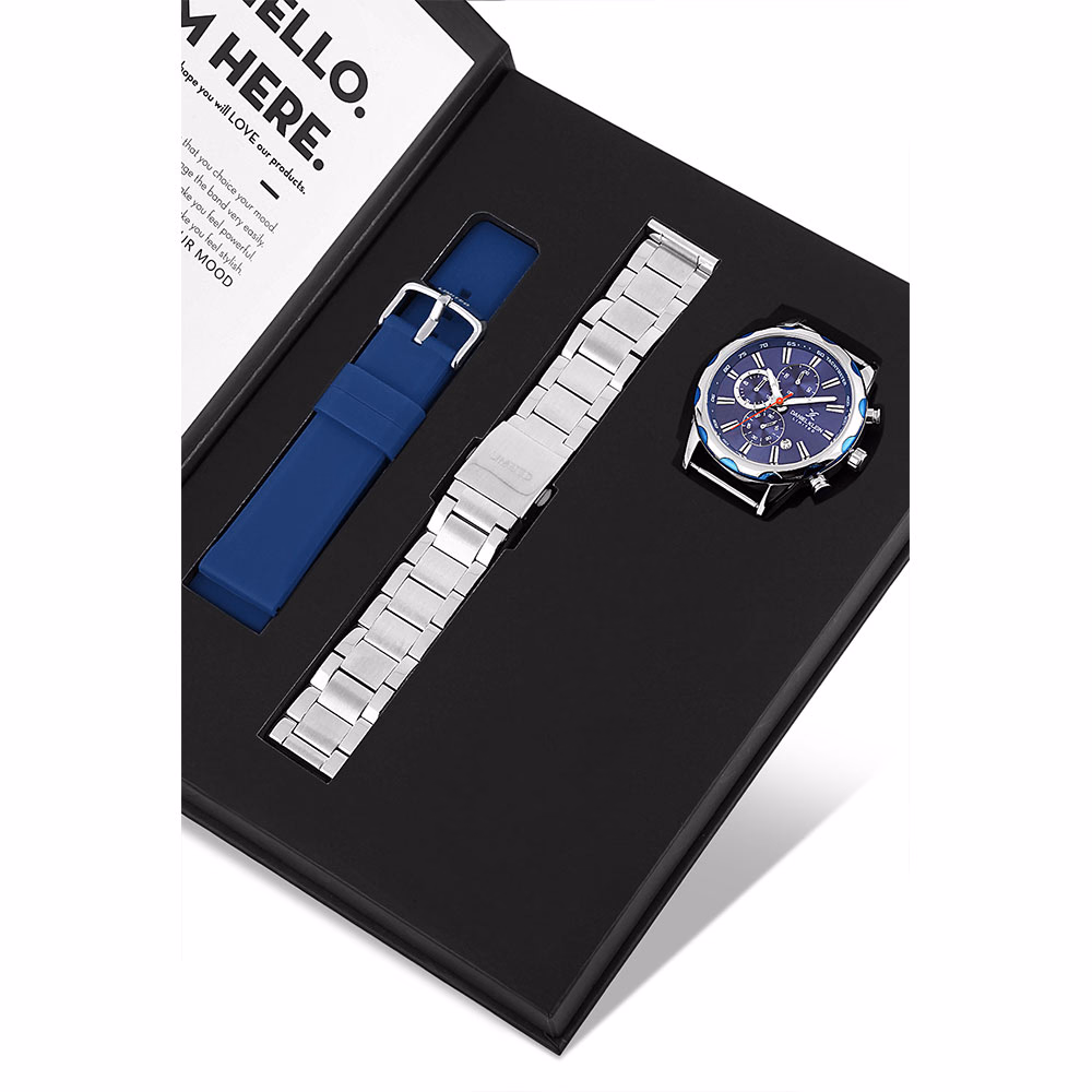 Daniel Klein Limited - Ceas Barbatesc Quartz Argintiu DK.1.13303.3
