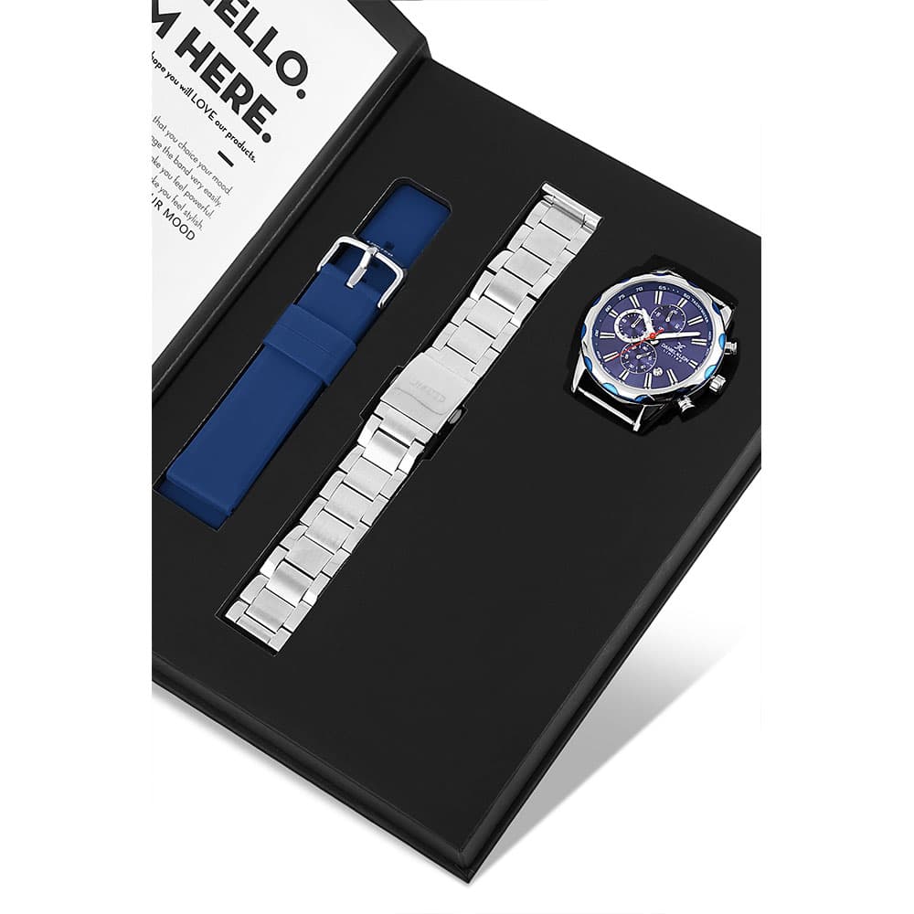 Daniel Klein Limited - Ceas Barbatesc Quartz Argintiu DK.1.13303.3