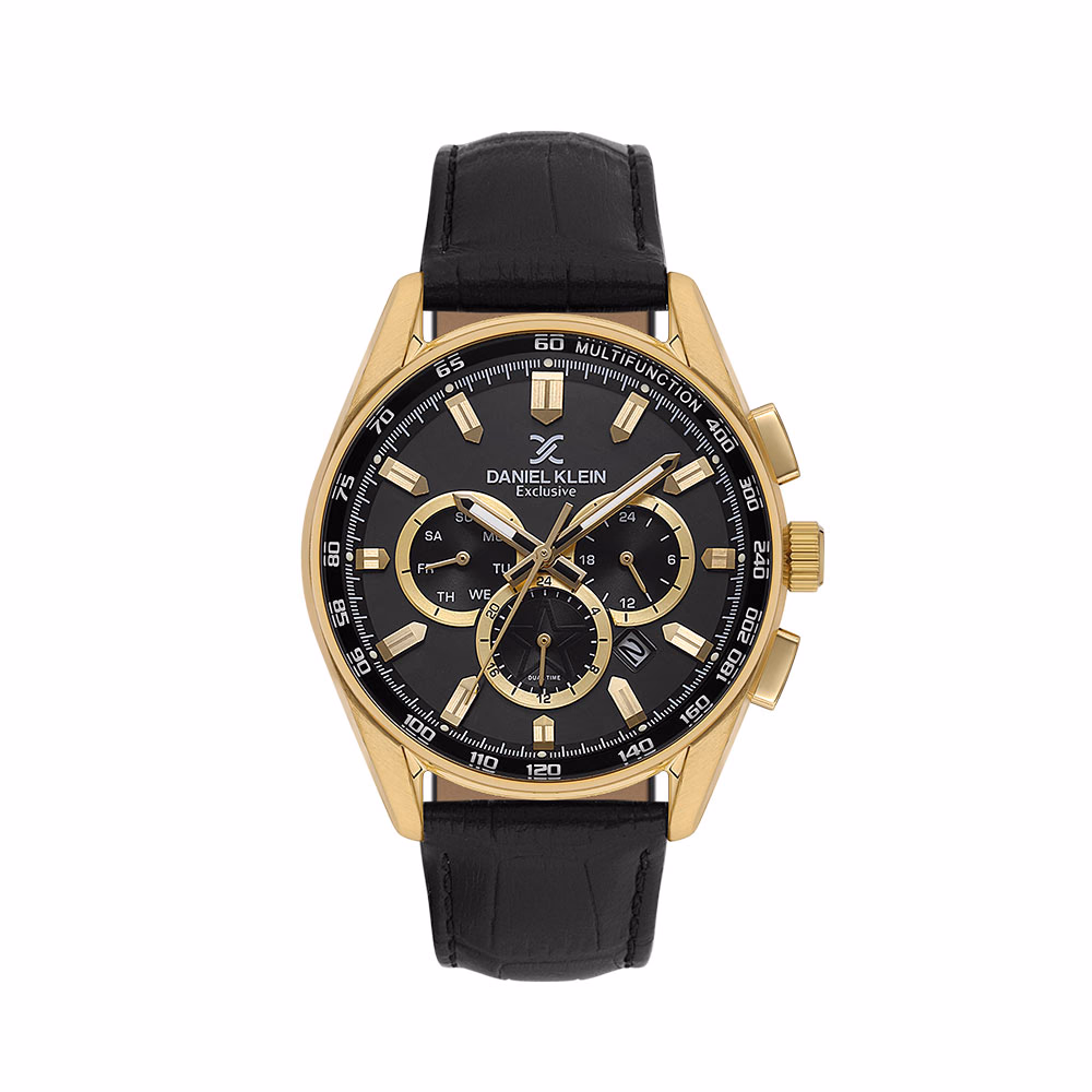 Daniel Klein Exclusive - Ceas Barbatesc Quartz Negru DK.1.14002.4
