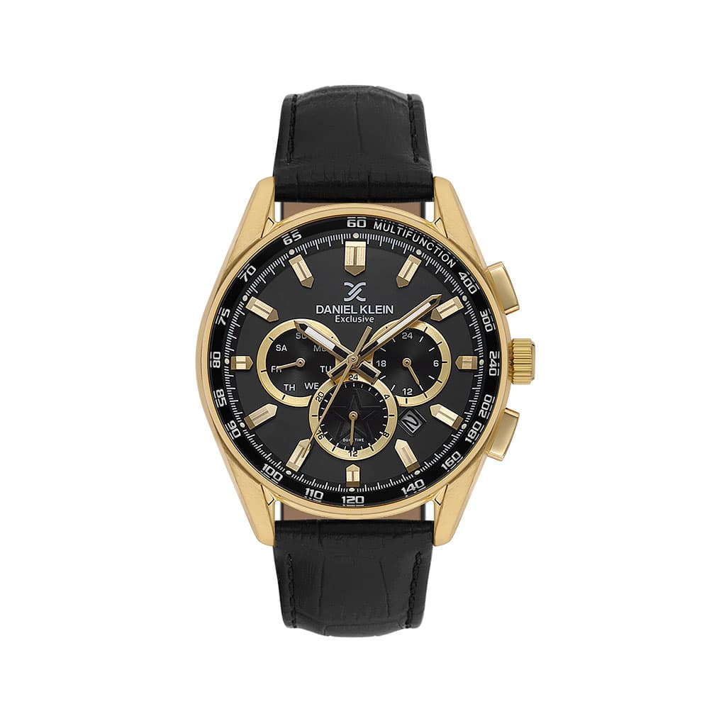 Daniel Klein Exclusive - Ceas Barbatesc Quartz Negru DK.1.14002.4