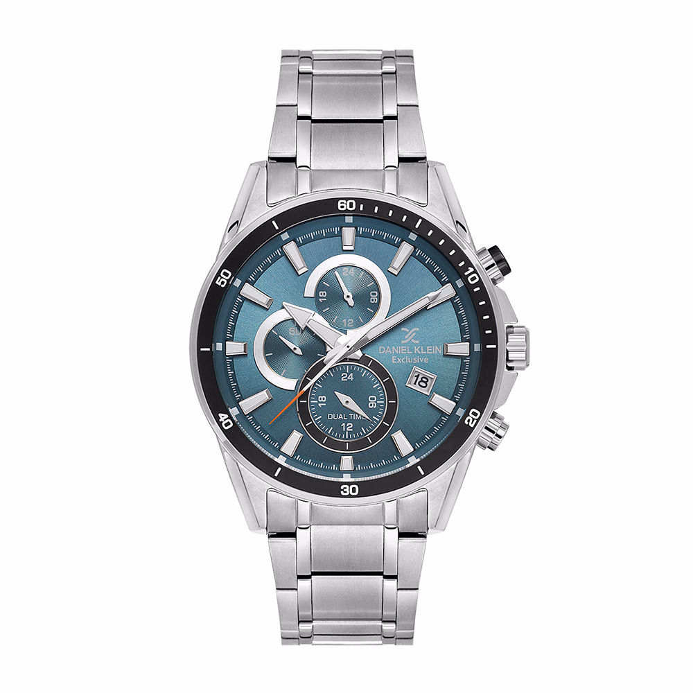 Daniel Klein Exclusive - Ceas Barbatesc Quartz Argintiu DK.1.14247-4
