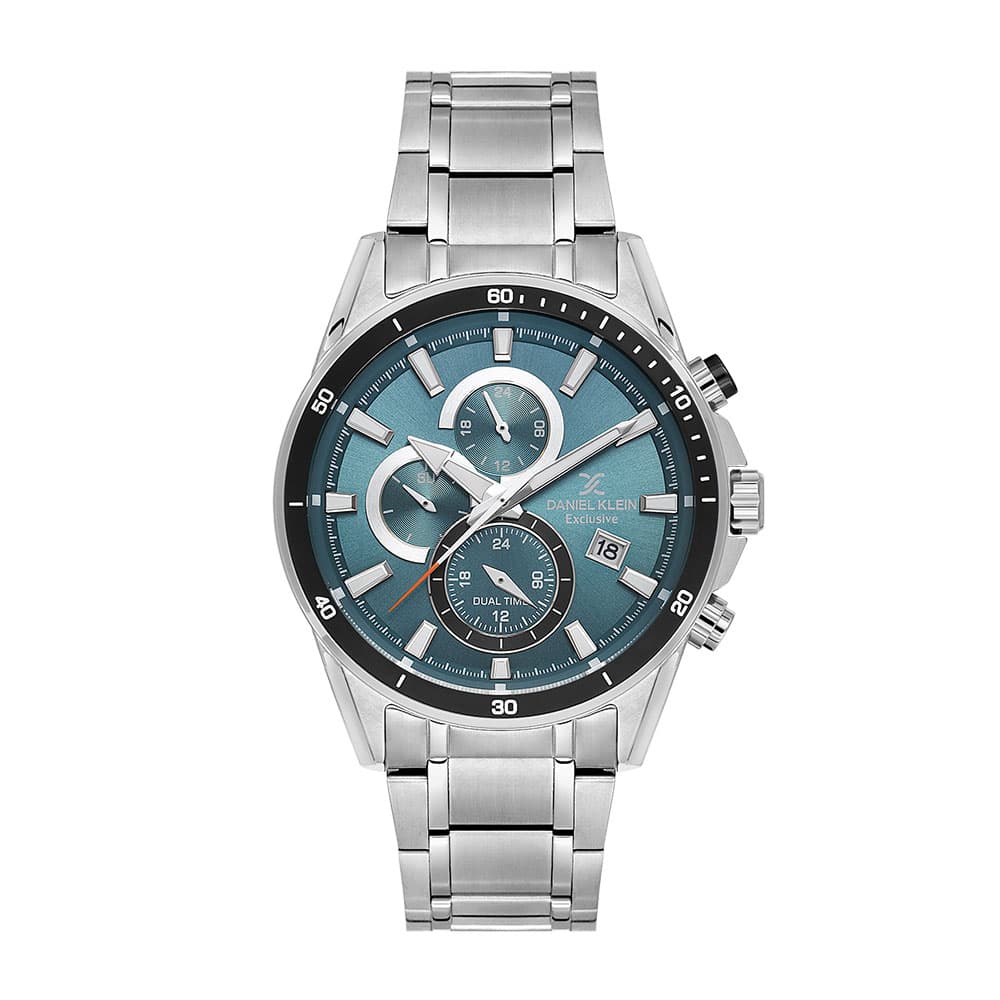 Daniel Klein Exclusive - Ceas Barbatesc Quartz Argintiu DK.1.14247-4