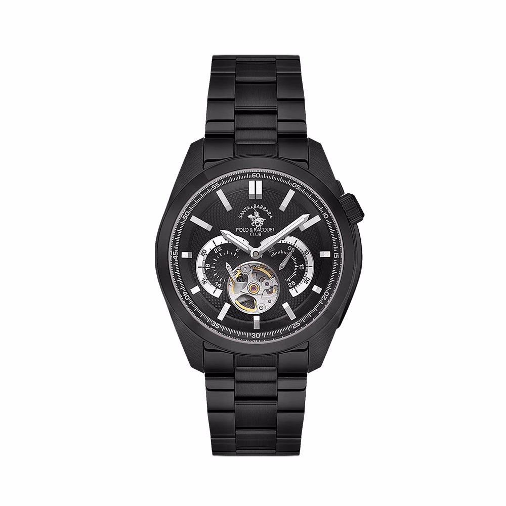 Santa Barbara Polo Luxury - Ceas Barbatesc Automatic Negru SB.1.10628.5