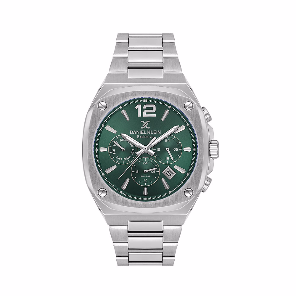 Daniel Klein Exclusive - Ceas Barbatesc Quartz Argintiu DK.1.14215.4