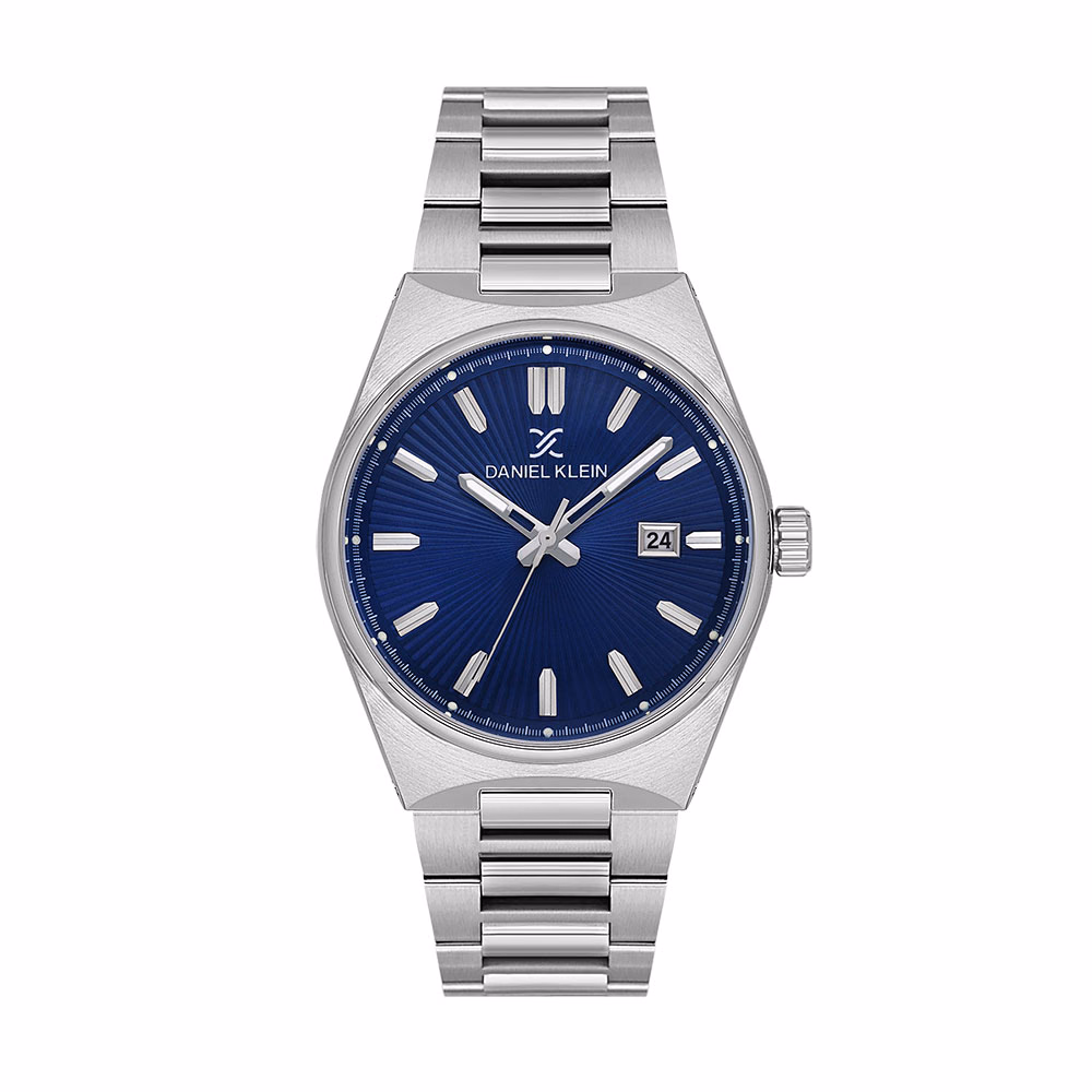 Daniel Klein Premium - Ceas Barbatesc Quartz Argintiu DK.1.14140.3