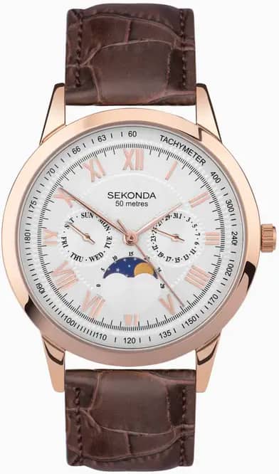 Мъжки часовник Sekonda Armstrong Moon Phase - S-30148.00