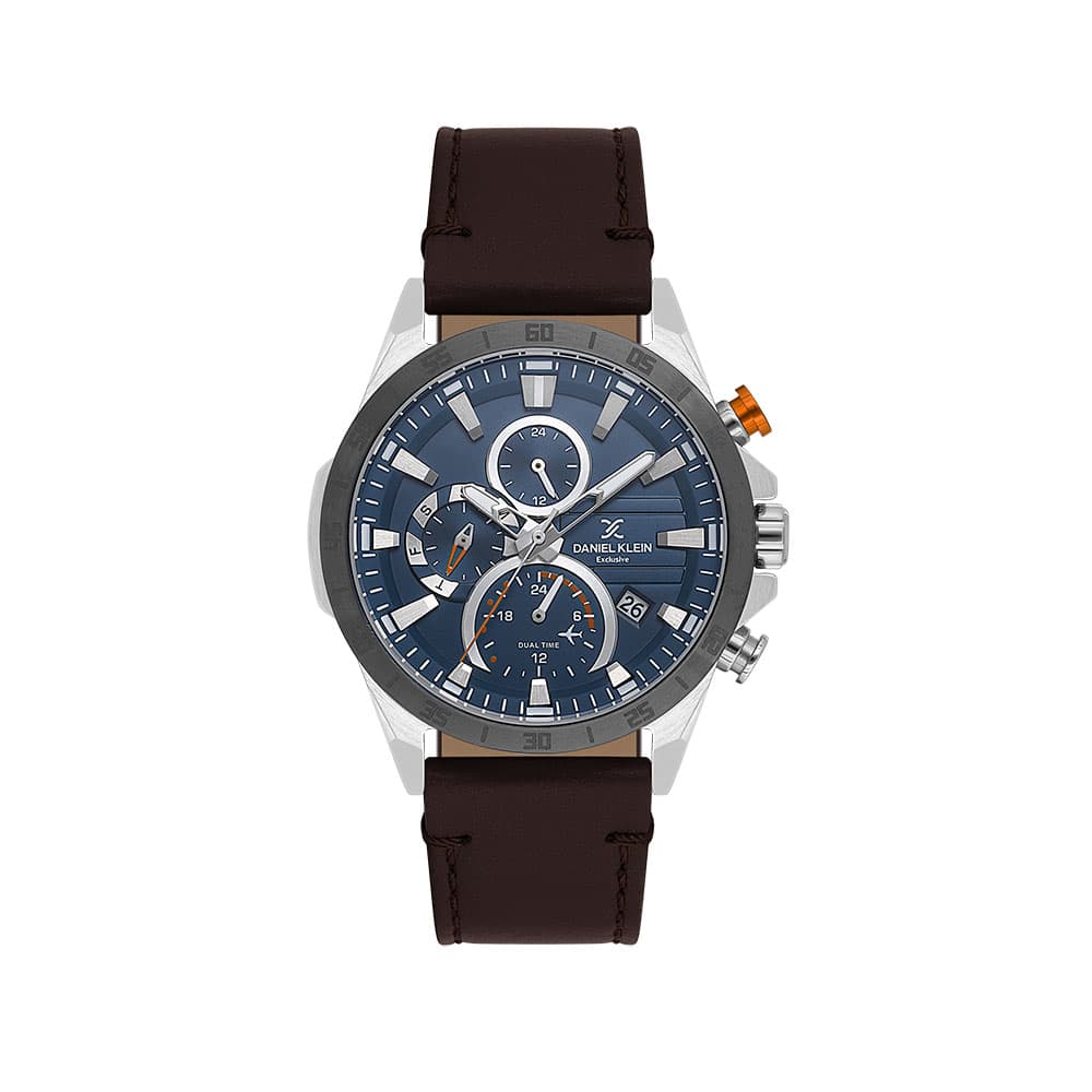 Daniel Klein Exclusive - Ceas Barbatesc Quartz Cafeniu DK.1.13993.4