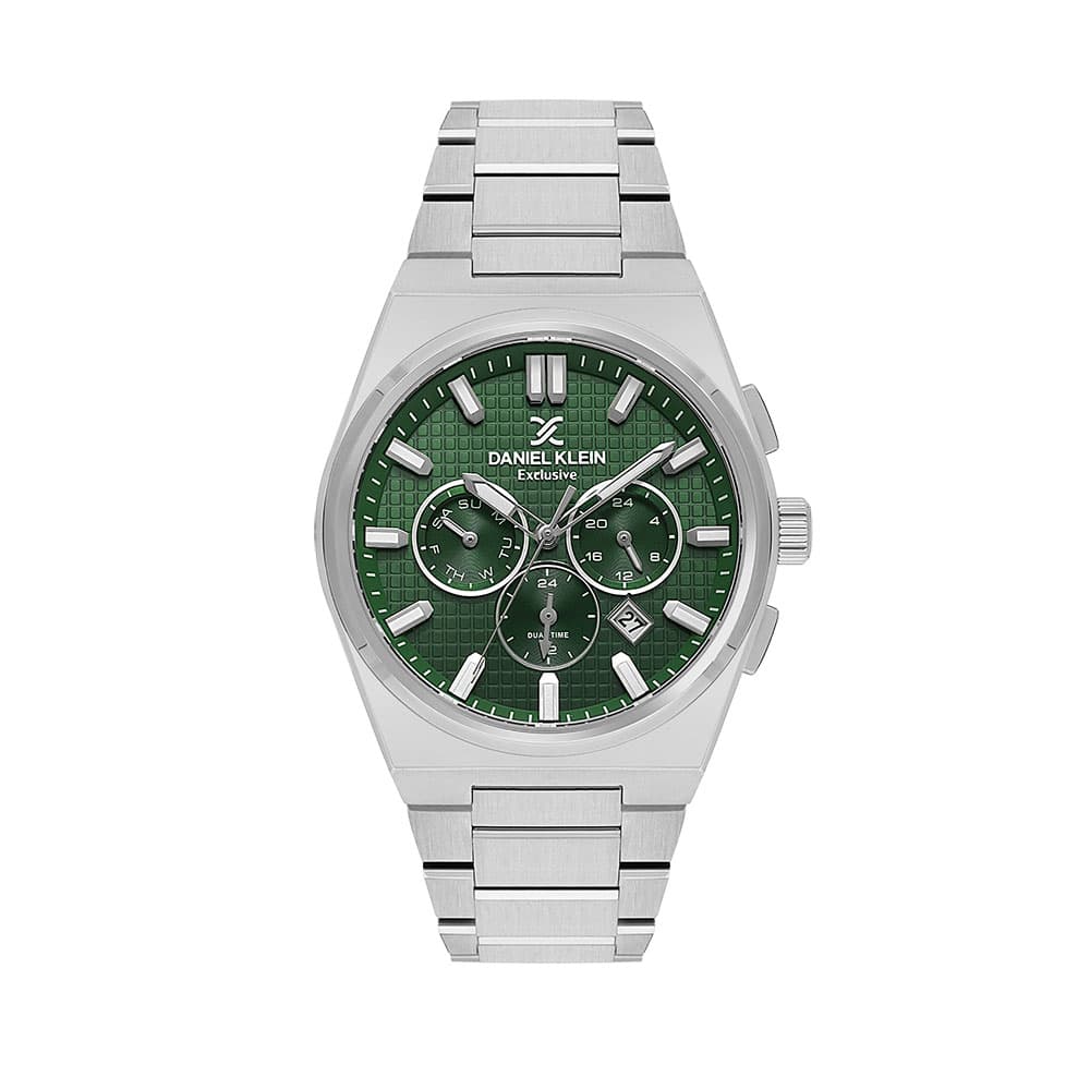 Daniel Klein Exclusive - Ceas Barbatesc Quartz Argintiu DK.1.13981.2
