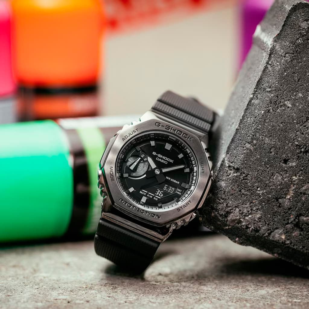 Мъжки часовник Casio G-Shock - GM-2100BB-1AER