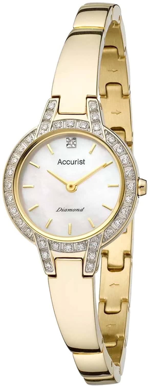 Дамски аналогов часовник Accurist Pure Precision Diamond - A-LB1584P