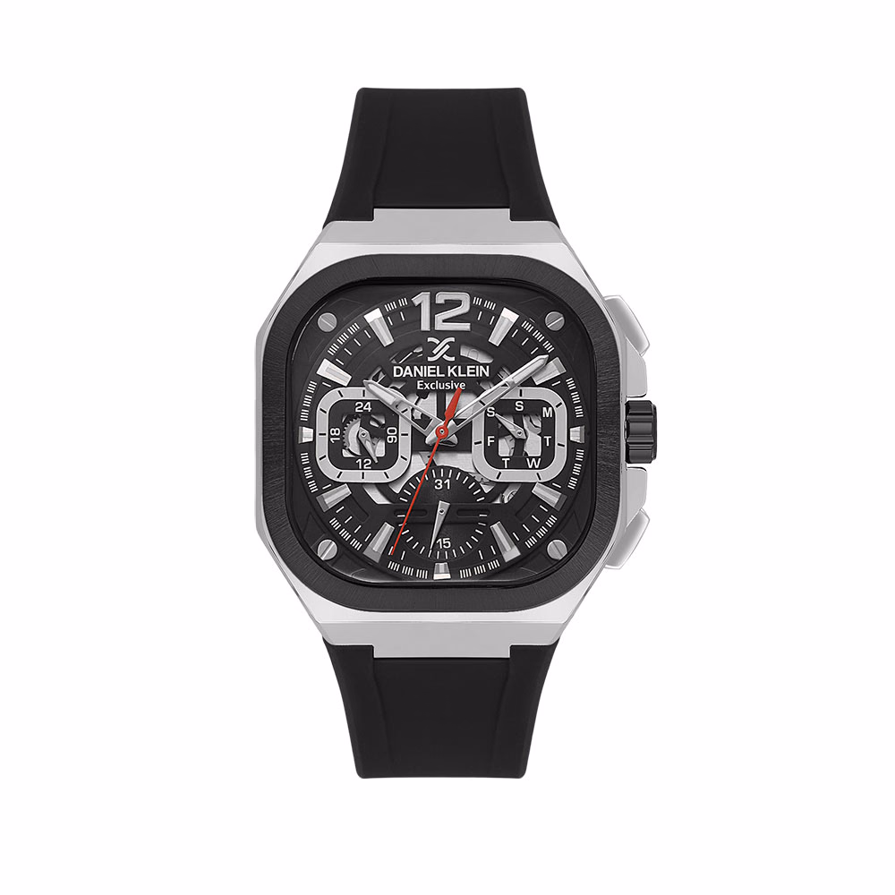 Daniel Klein Exclusive - Ceas Barbatesc Quartz Negru DK.1.14008.1