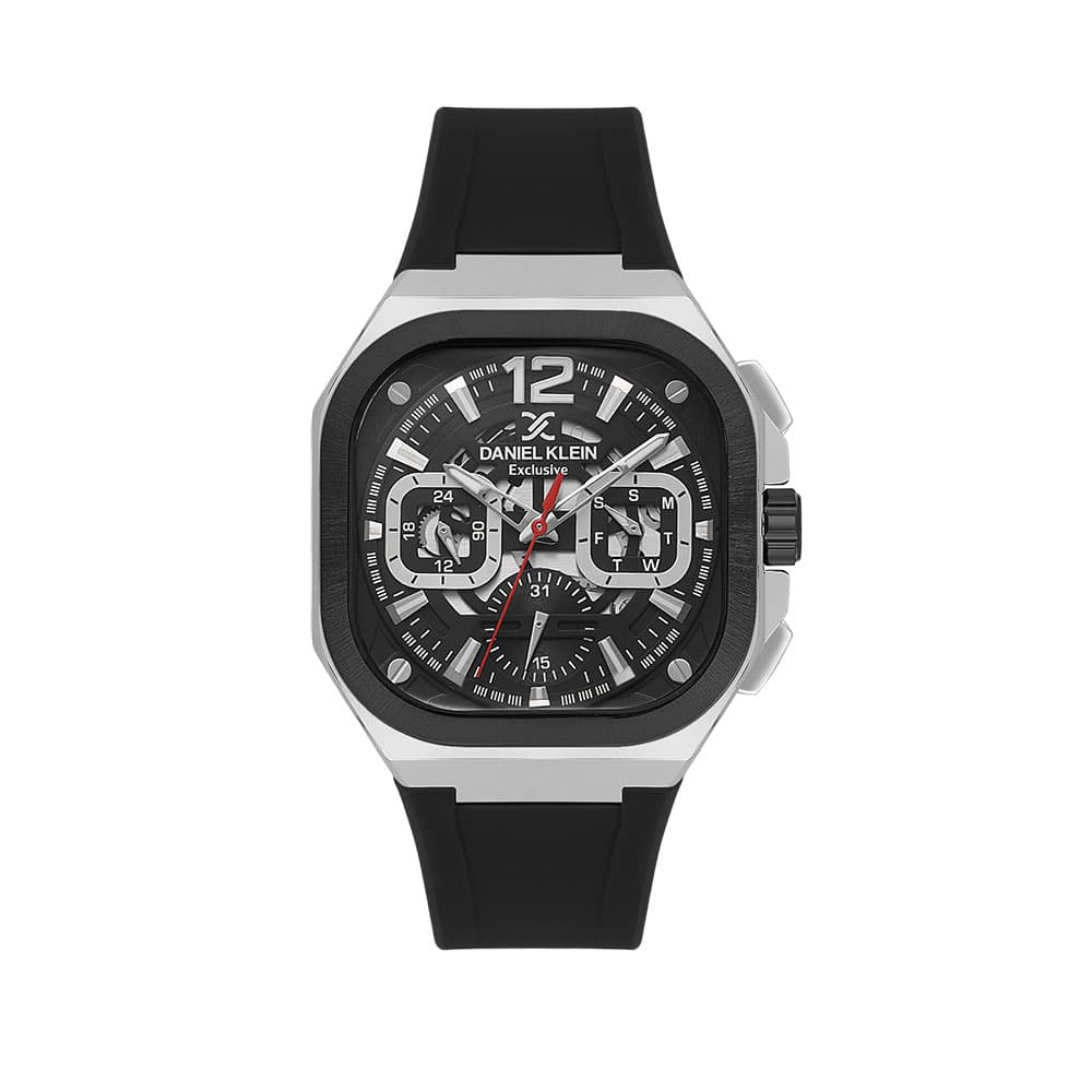 Daniel Klein Exclusive - Ceas Barbatesc Quartz Negru DK.1.14008.1