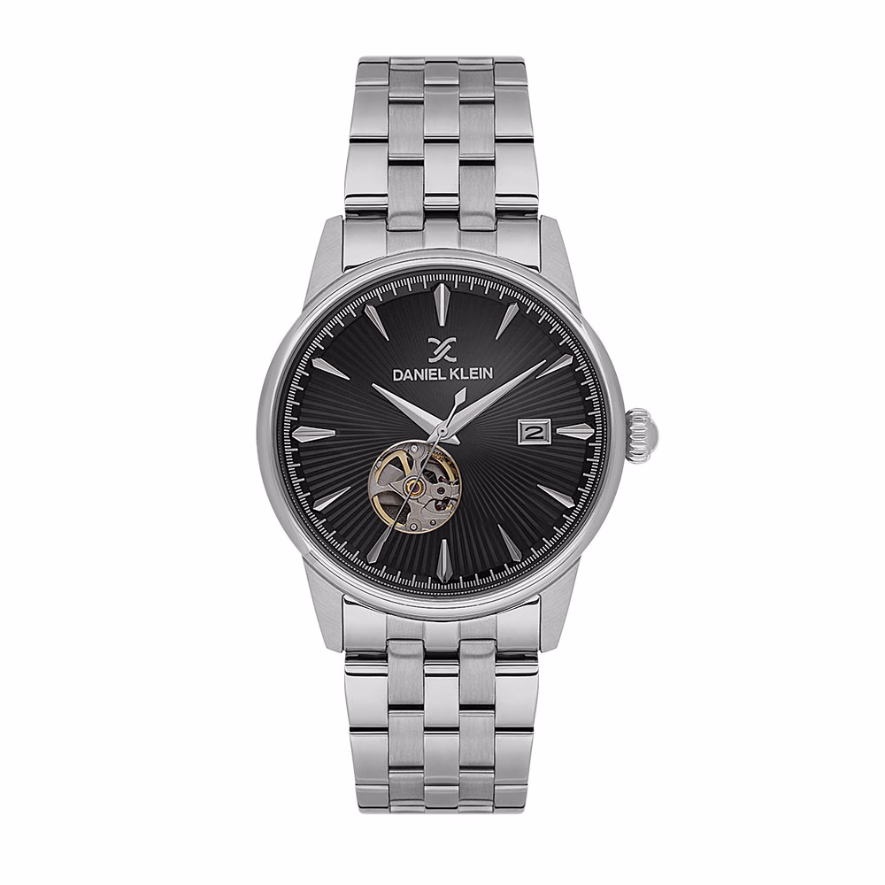 Daniel Klein Skeleton - Ceas Barbatesc Automatic Argintiu DK.1.14284-2