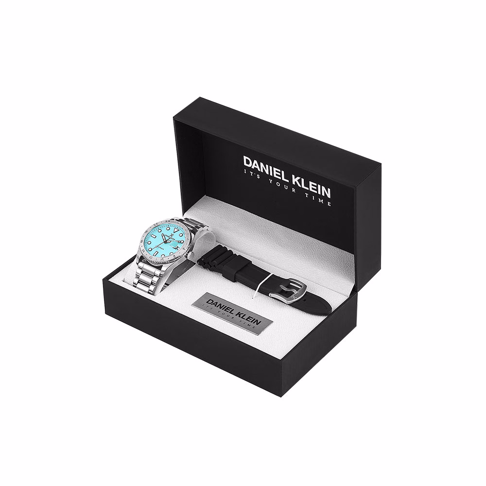 Daniel Klein Limited - Ceas Barbatesc Quartz Argintiu DK.1.13980.4