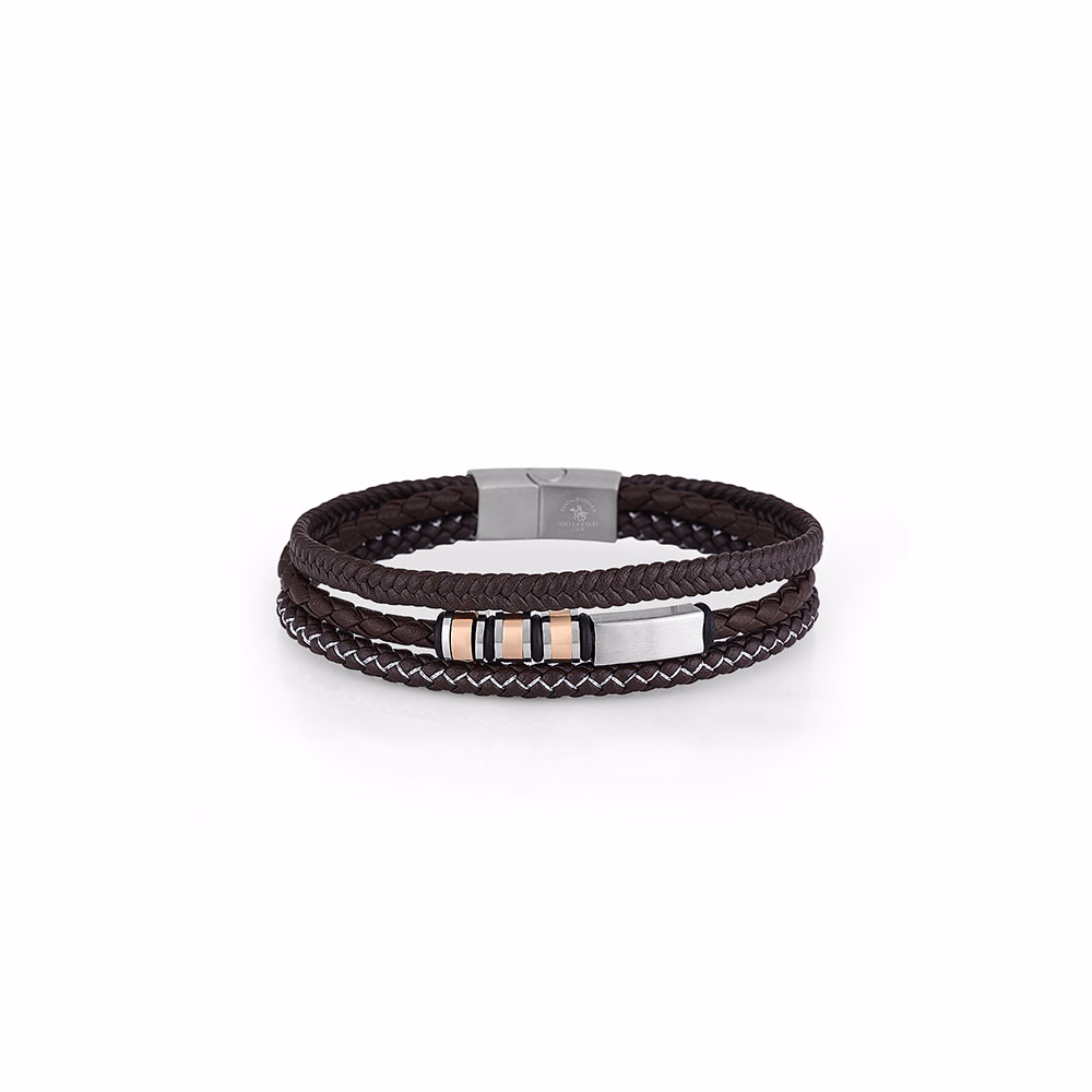 Bratara din Piele Santa Barbara Polo Jewelry Barbati SBJ.11.10002-2