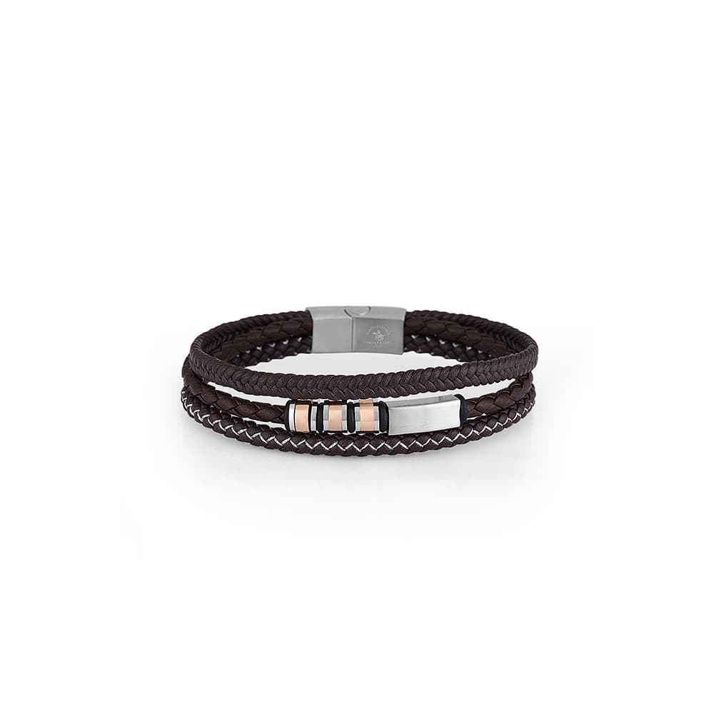 Bratara din Piele Santa Barbara Polo Jewelry Barbati SBJ.11.10002-2