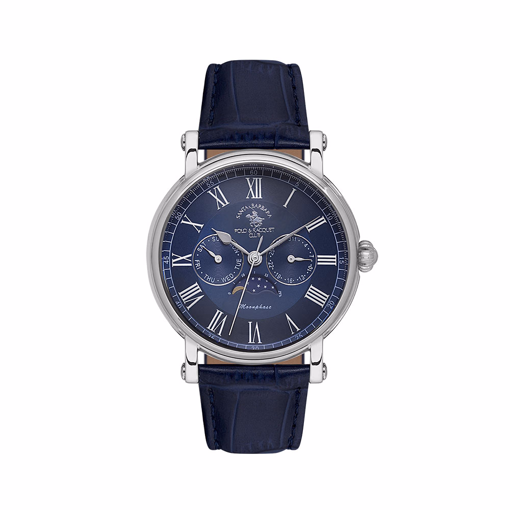 Santa Barbara Polo Legend - Ceas Barbatesc Quartz Bleumarin SB.4.10033.3
