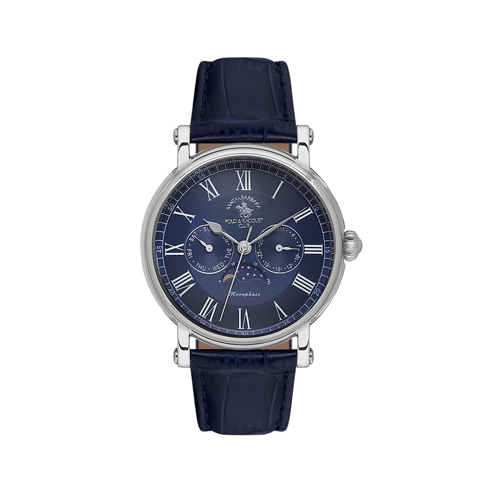 Santa Barbara Polo Legend - Ceas Barbatesc Quartz Bleumarin SB.4.10033.3