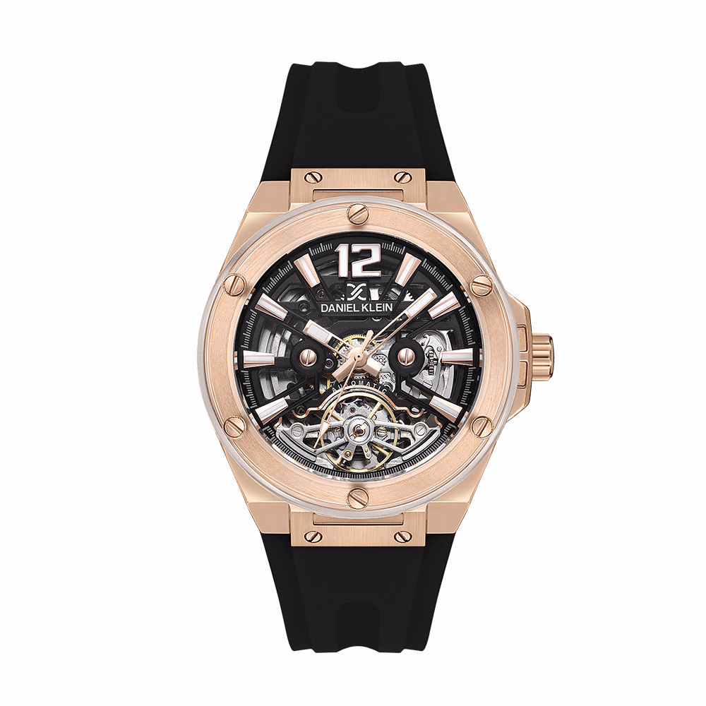Daniel Klein Skeleton - Ceas Barbatesc Automatic Negru DK.1.13888.4