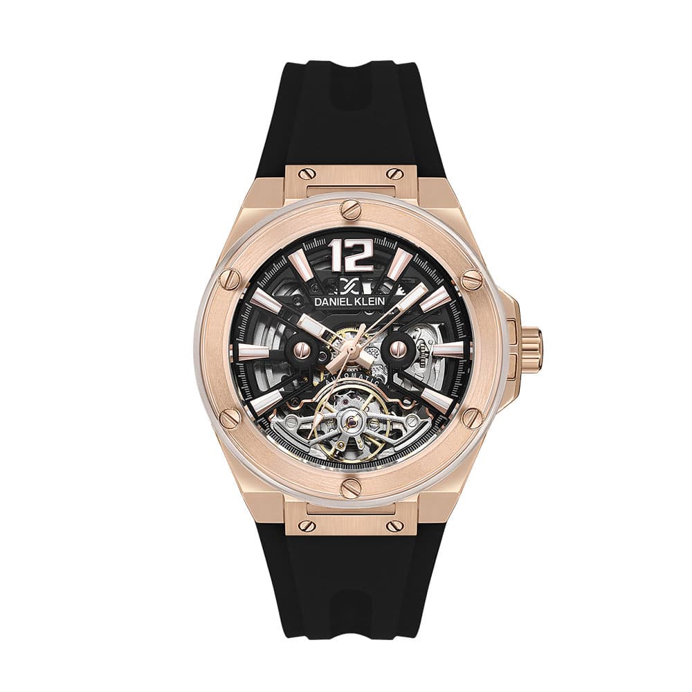 Daniel Klein Skeleton - Ceas Barbatesc Automatic Negru DK.1.13888.4