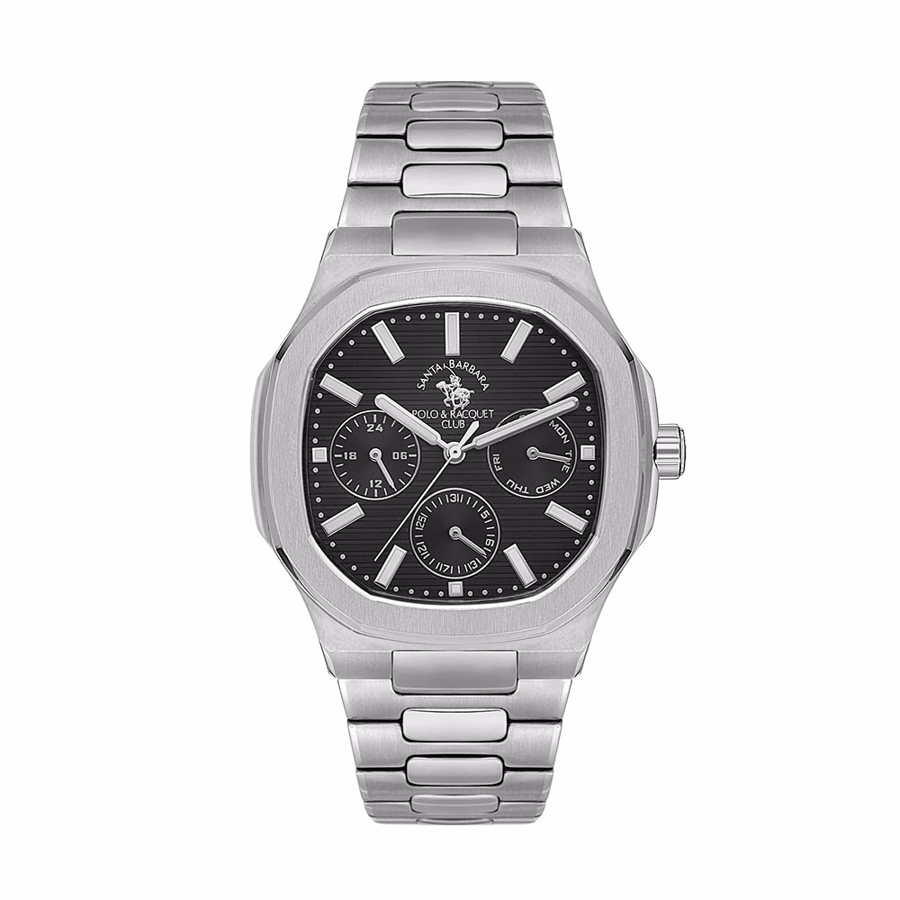 Santa Barbara Polo Luxury - Ceas Barbatesc Quartz Argintiu SB.1.10503.2