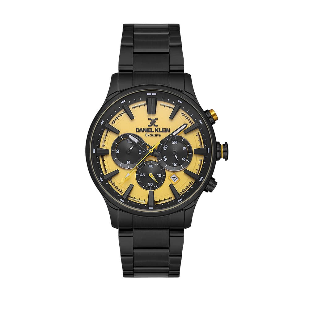 Daniel Klein Exclusive - Ceas Barbatesc Quartz Negru DK.1.13643.5