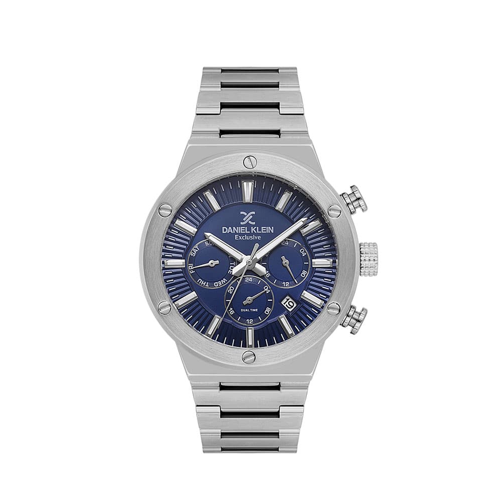 Daniel Klein Exclusive - Ceas Barbatesc Quartz Argintiu DK.1.13996.2
