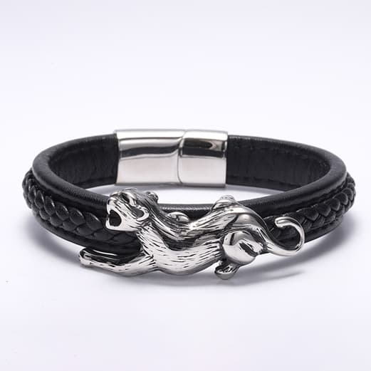 Bratara Inox Neagra Thia Jewelry S. Steel Barbati