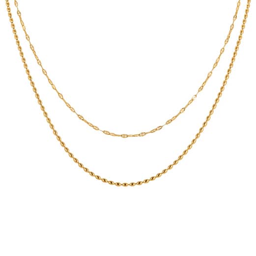 Lant Inox Auriu Thia Jewelry S. Steel Dama