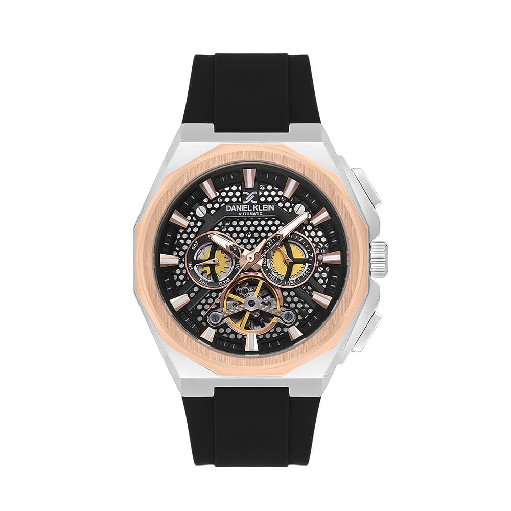Daniel Klein Skeleton - Ceas Barbatesc Automatic Alb DK.1.13858.3