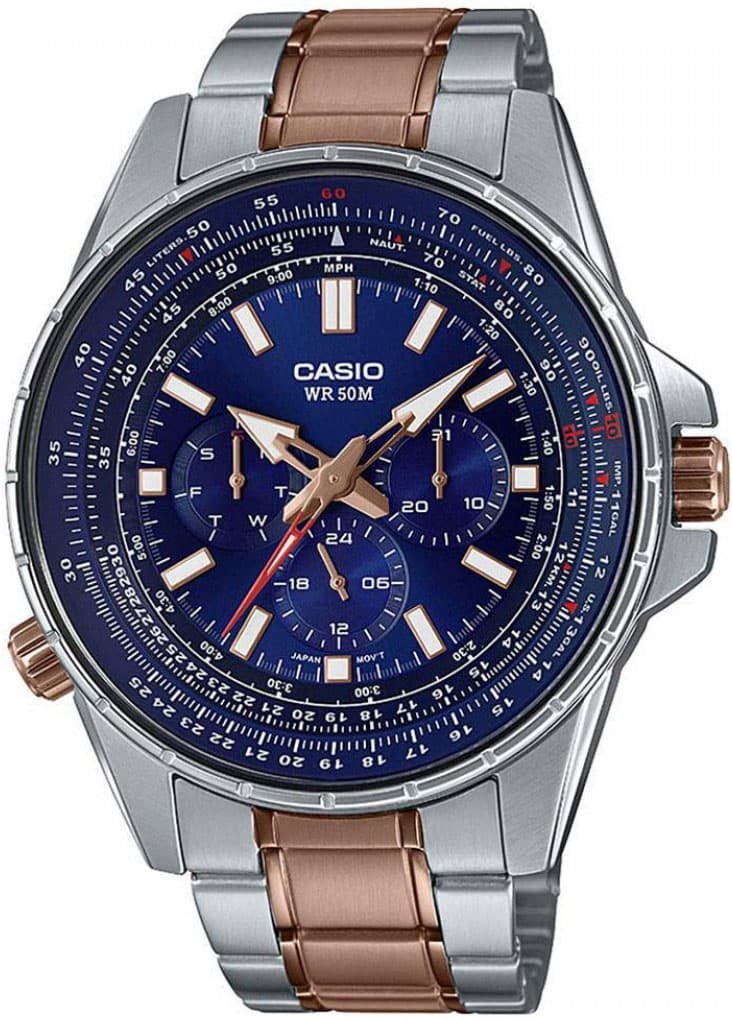 Мъжки аналогов часовник Casio - MTP-SW320RG-2AVDF
