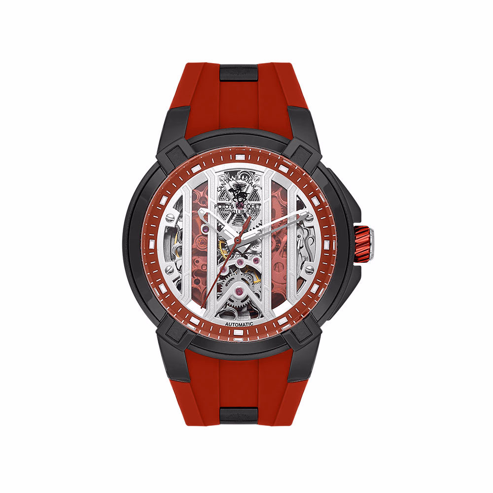 Santa Barbara Polo Luxury - Ceas Barbatesc Automatic Rosu SB.1.10605.5