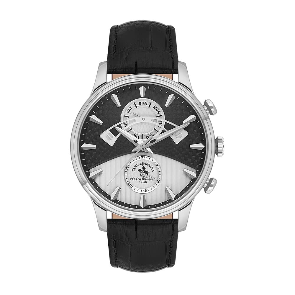 Santa Barbara Polo Legend - Ceas Barbatesc Quartz Negru SB.1.10593.1