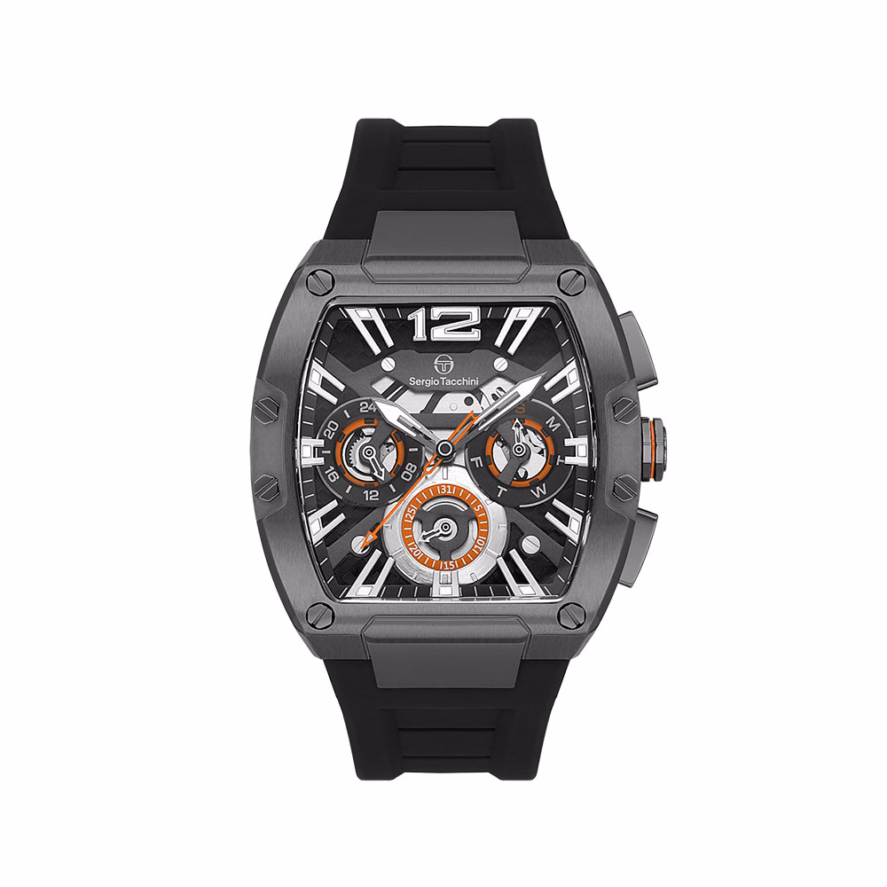 Sergio Tacchini Heritech - Ceas Barbatesc Quartz Negru ST.3.10003.1