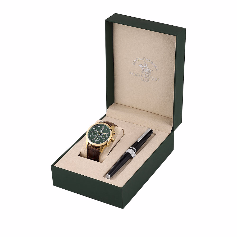 Santa Barbara Polo Noble - Ceas Barbatesc Quartz Maro SB.1.10551.5