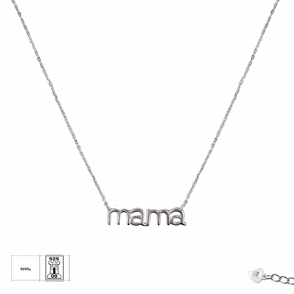 Lant argint personalizat mama