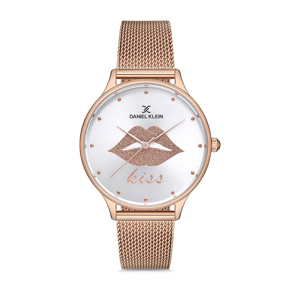 Daniel Klein Trendy - Ceas Dama Quartz Auriu Rose DK.1.12700.2